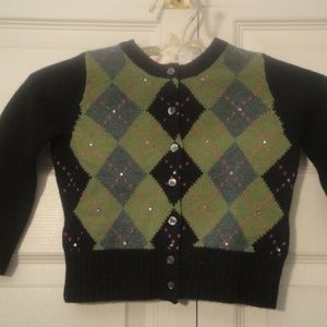 Crewcuts Girl's Navy Lambswool Sweater sz S